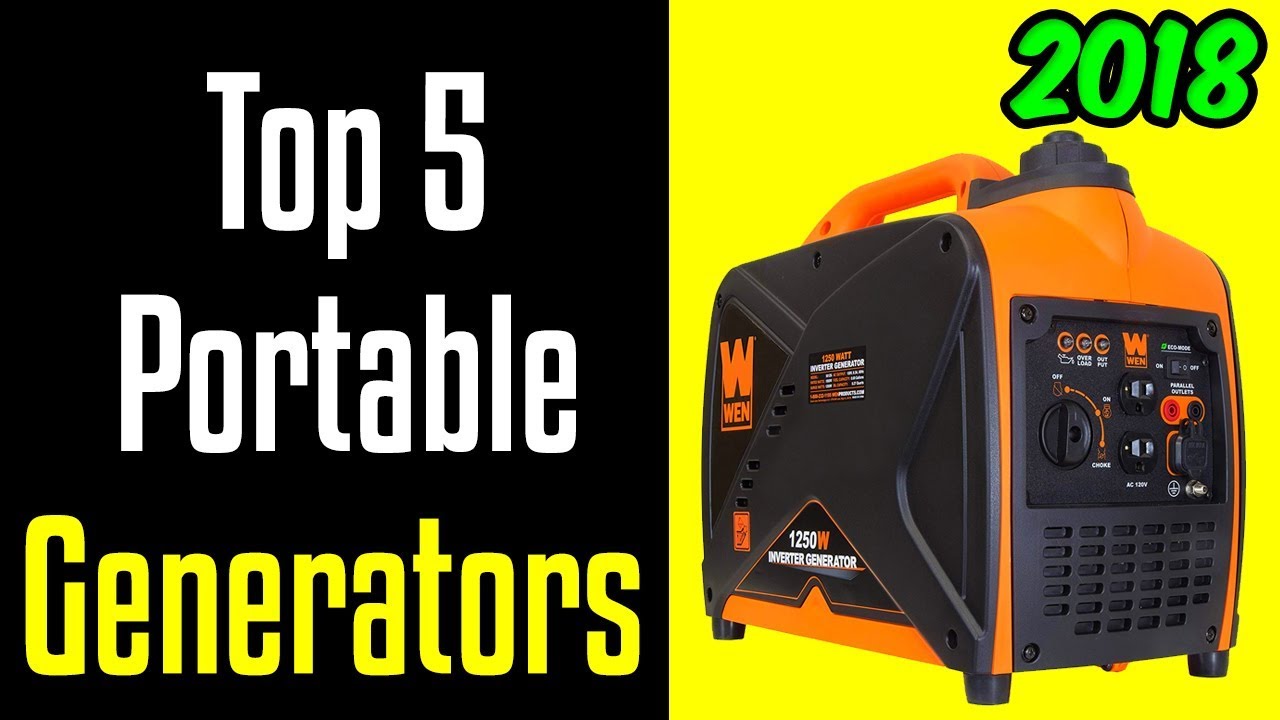 🔻2018: Top 5 Best Portable Generators!🔺[4K]