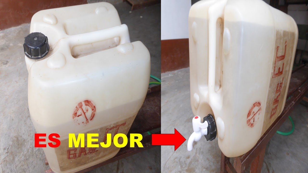 Como colocar o instalar CAÑOS o GRIFOS a BIDONES o TANQUES genialmente