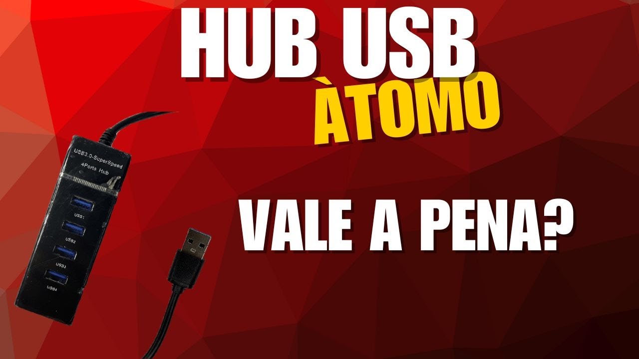 Hub Usb Átomo - Unboxing/Review