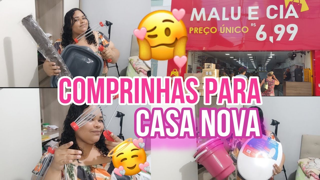 COMPRINHAS PARA CASA|| TUDO POR R$ 6.99 😳 COMPREI MUITAS COISAS 🛒🛍️🩷