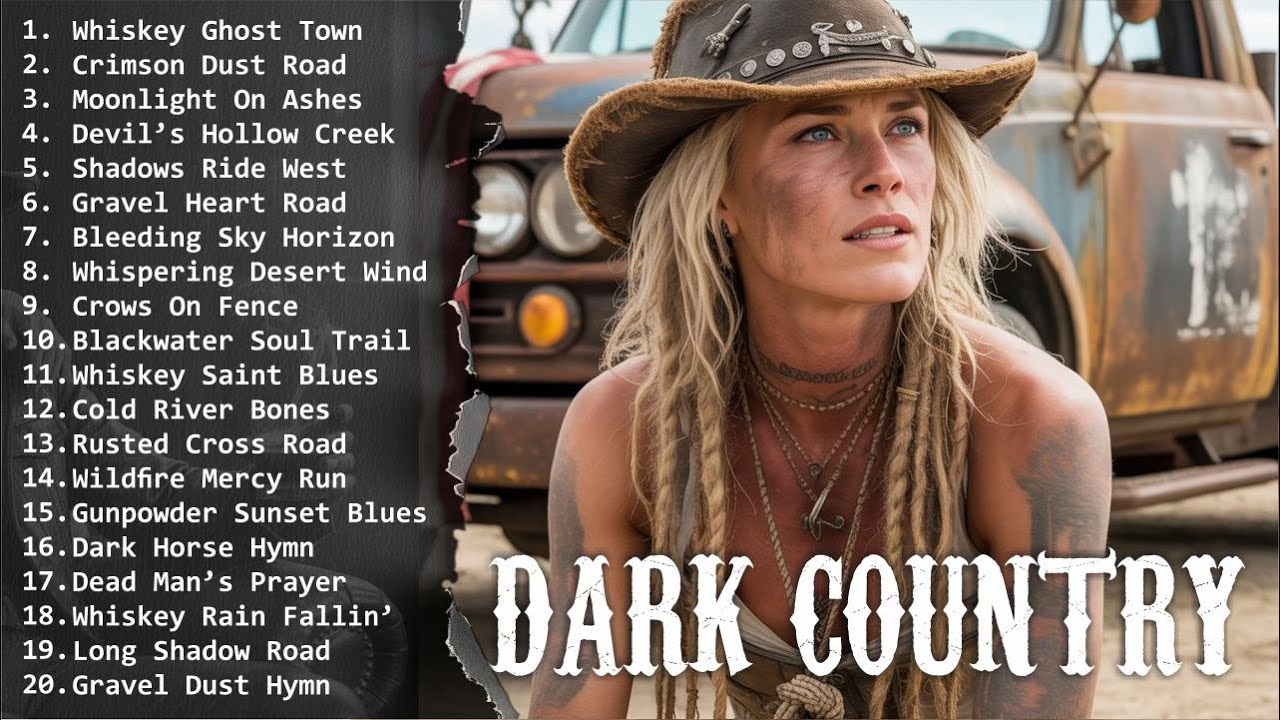 Dark OutLaw Country Rock Music LIVE Radio | Dark Country, Dark Blues and Outlaw Country