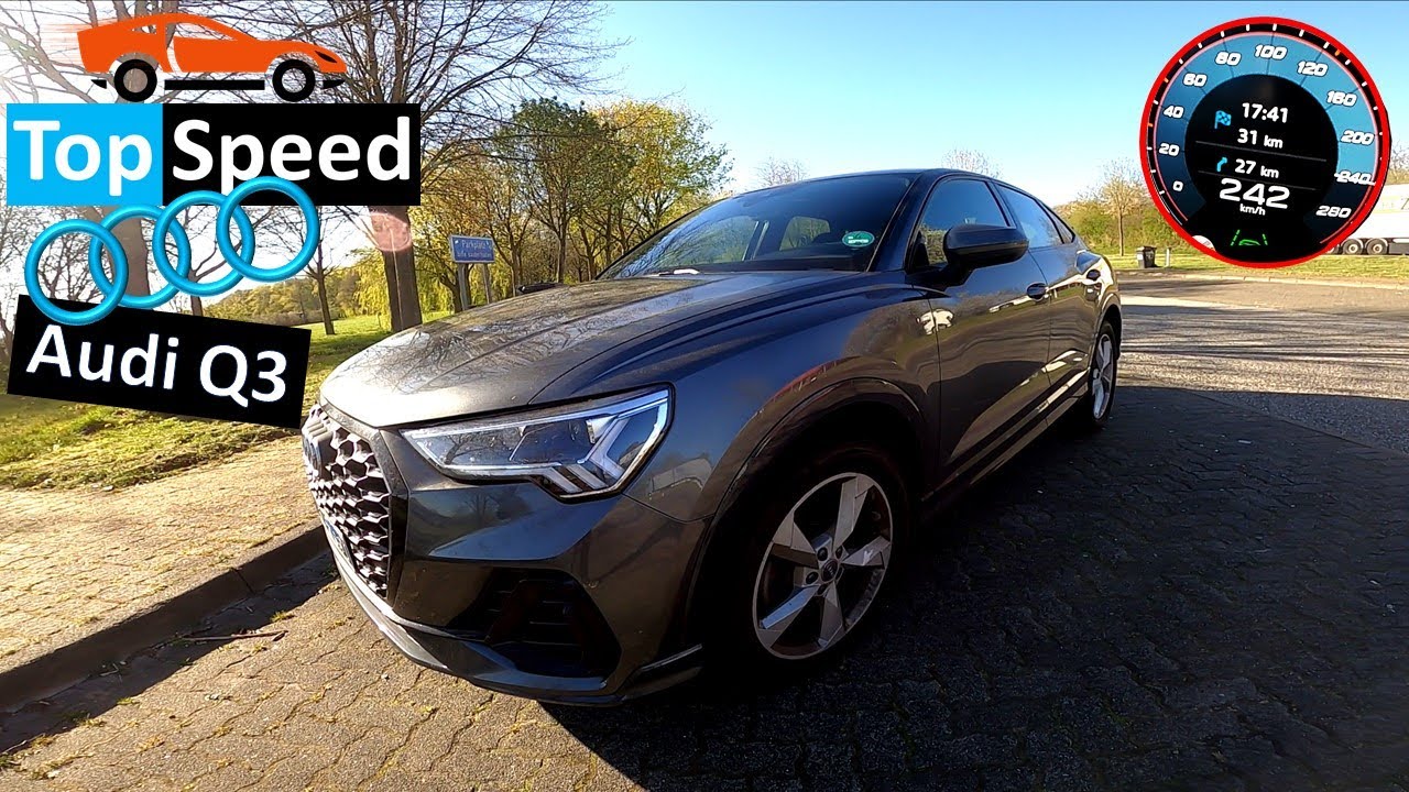 AUDI Q3 SPORTBACK S-LINE QUATTRO 45TFSI TOP SPEED 2020 242 km/h