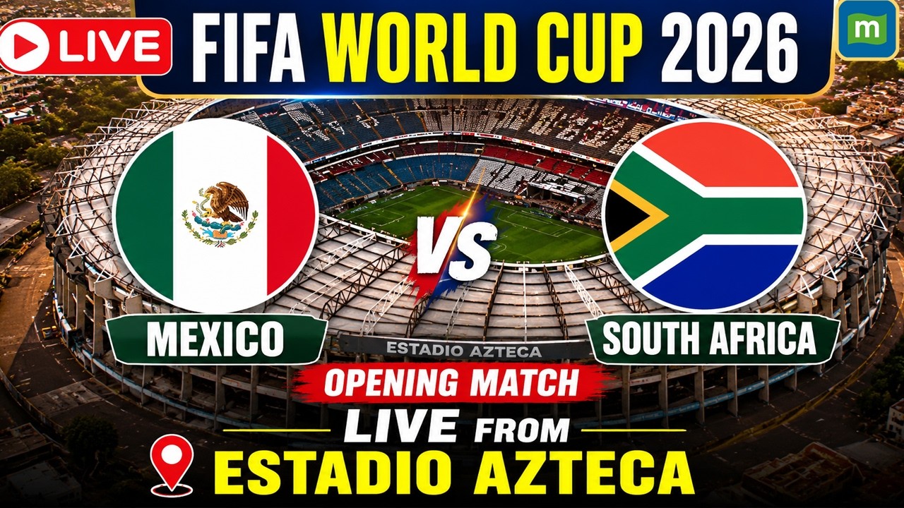 🔴 FIFA World Cup 2026 LIVE | Mexico vs South Africa Opening Match | Fans Arrive at Estadio Azteca