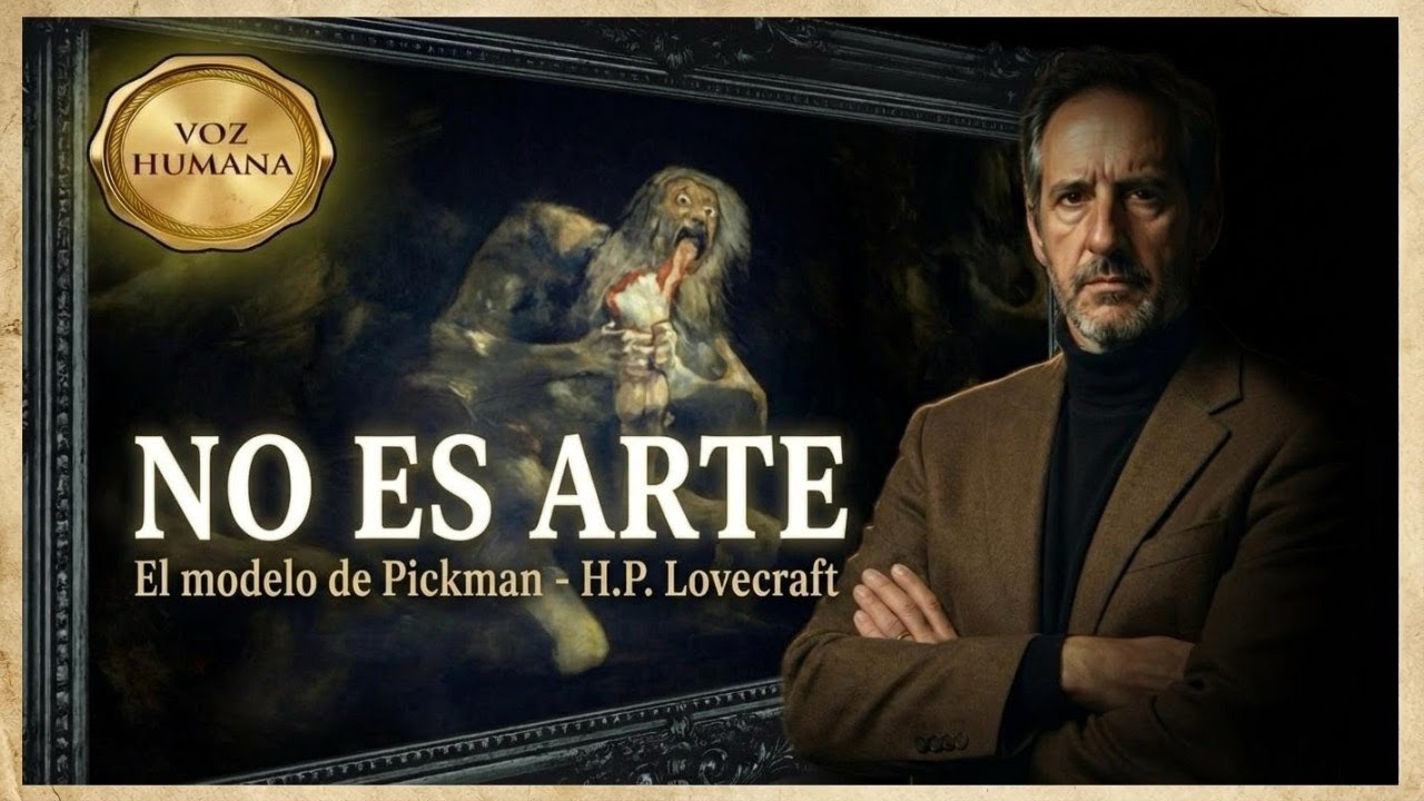 🎙️ El modelo de Pickman - H.P. Lovecraft | Audiolibro completo con voz humana