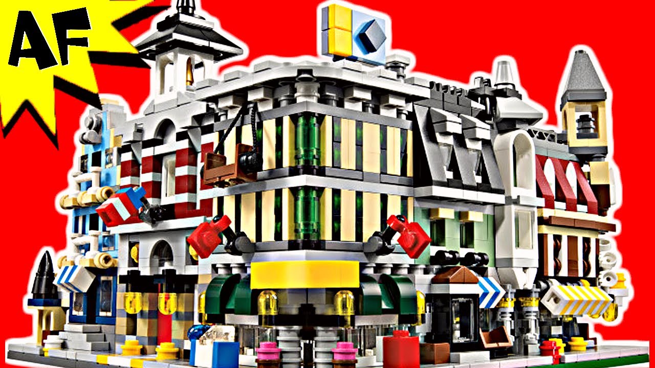 Lego City MINI MODULAR Buildings 10230 Stop Motion Build Review