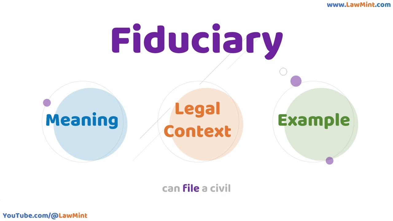 Fiduciary Meaning Legal Context & Example Legal Terms Simplified @LawMint
