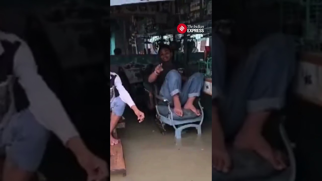 Heavy Rain Leads To Waterlogging In Uttar Pradesh's Bulandshahr