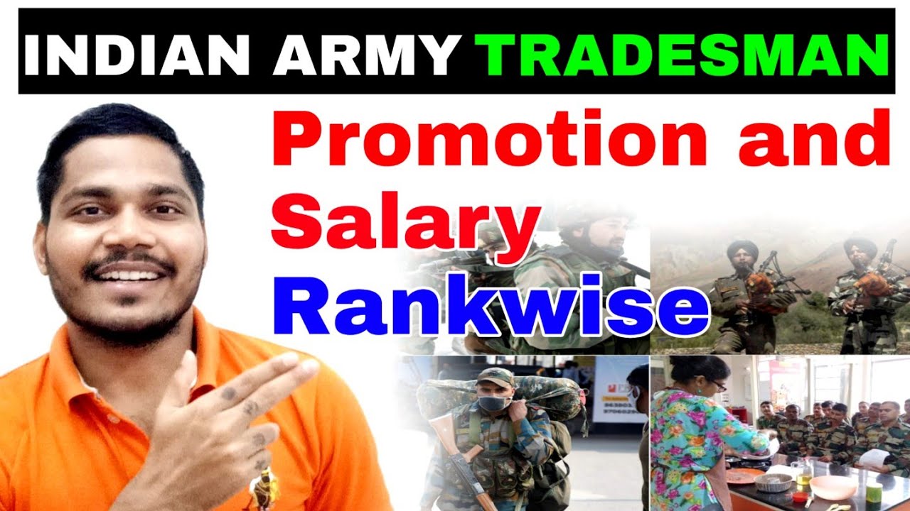 Indian Army Tradesman Promotion Full Details | Tradesman Salary And Promotion