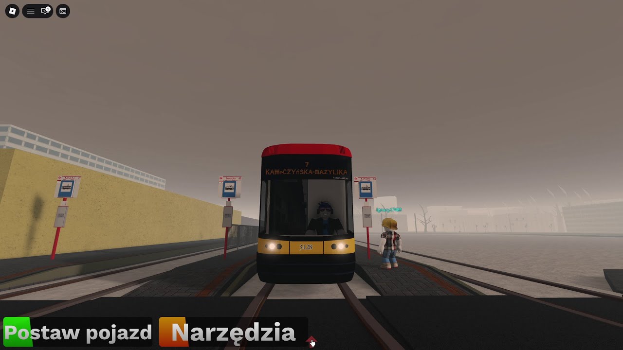 Linia 7 - Pesa Swing 120Na #3128 ( DTG 2 ) - Roblox #196