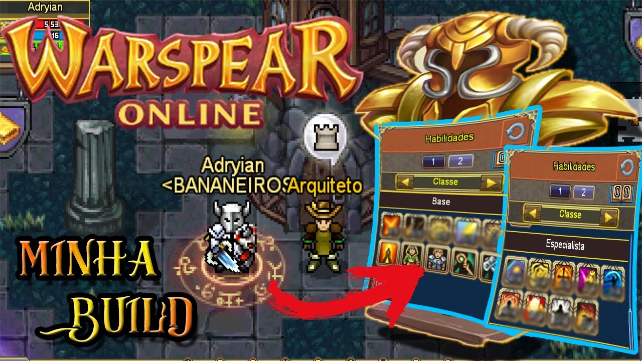 BUILD DO TEMPLARIO FISICO PVP E PVE | WARSPEAR ONLINE