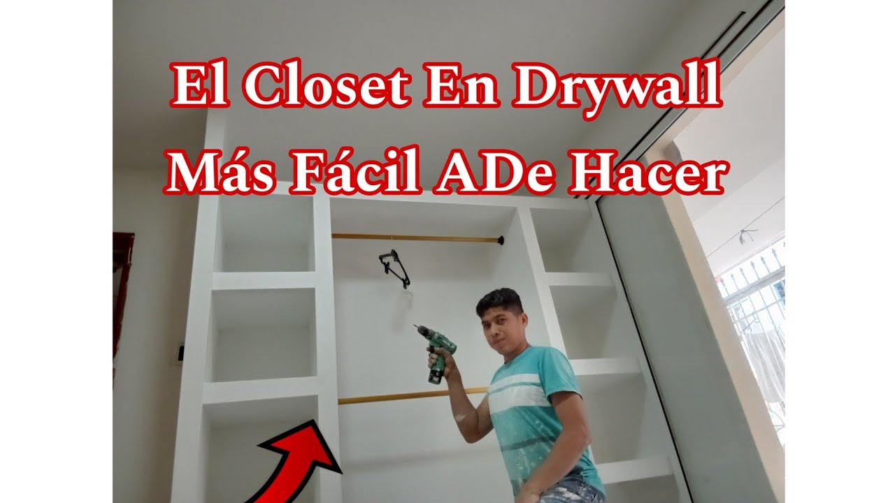 Closet en DRYWALL paso a paso (2024