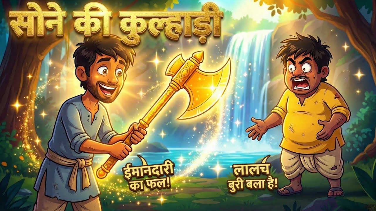 लालच ने सब छीन लिया 😱 | सोने की कुल्हाड़ी की सच्ची कहानी