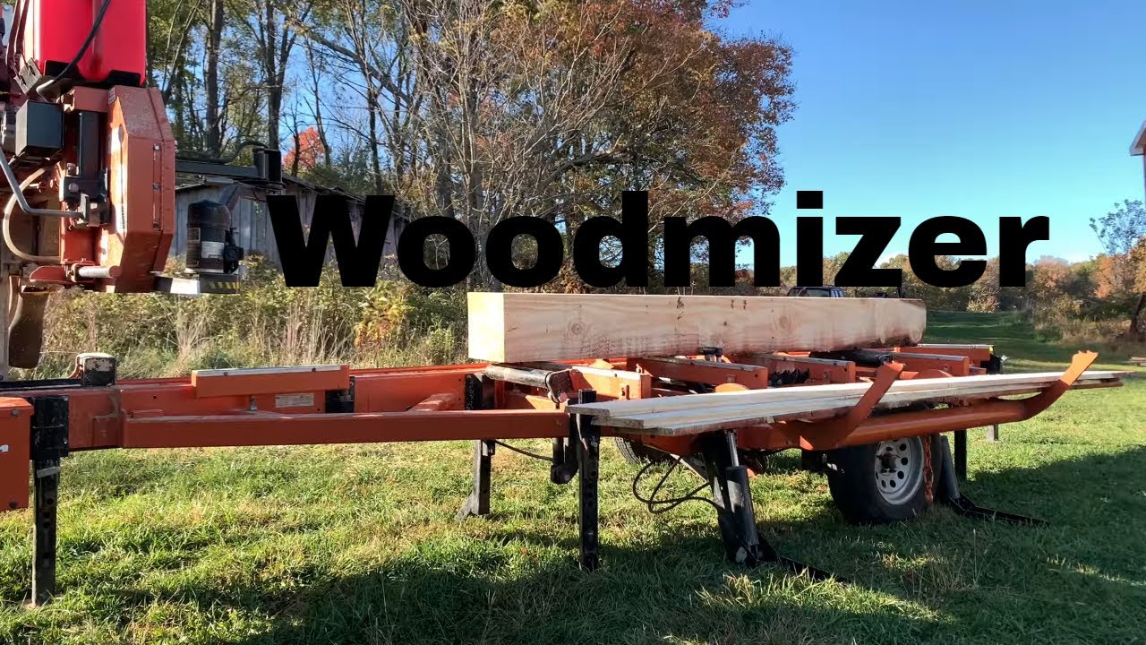 Woodmizer LT 35 Hydraulic Working Hard Sawing Pine