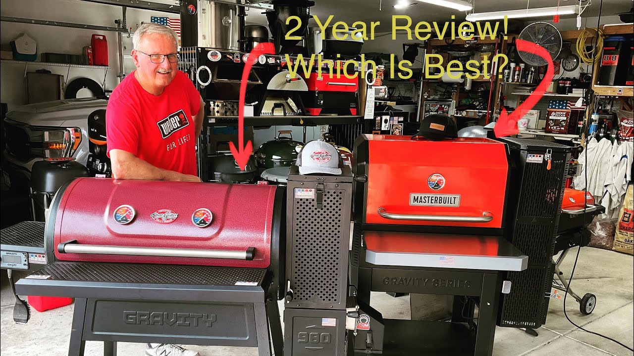 Chargriller Gravity 980 vs Masterbuilt 1050 Charcoal Gravity Smoker/ After 2 Years, Which is Better?