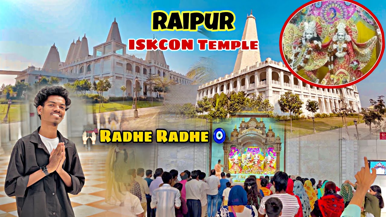 ISKCON TEMPLE RAIPUR // RAIPUR RADHA KRISHNA MANDIR // RAIPUR PREM MANDIR // Manoj Editor Vlogs 