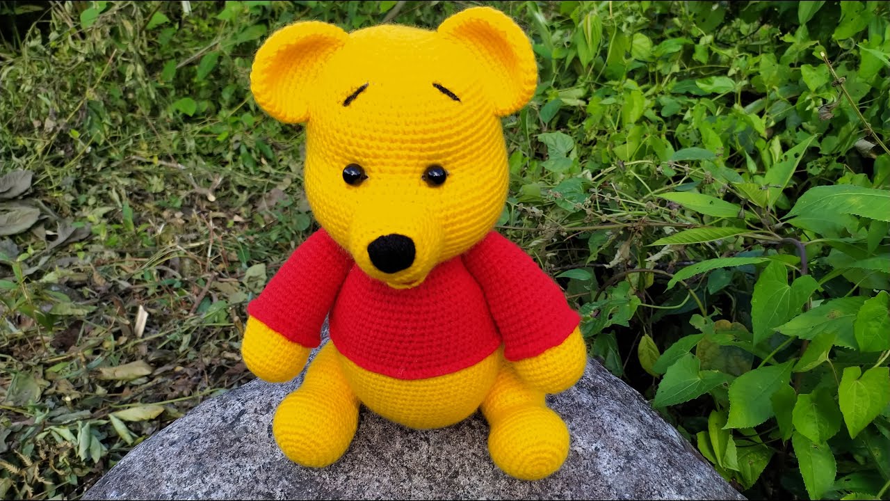 TUTORIAL DE WINNIE POOH A CROCHET PASO A PASO SEGUNDA PARTE
