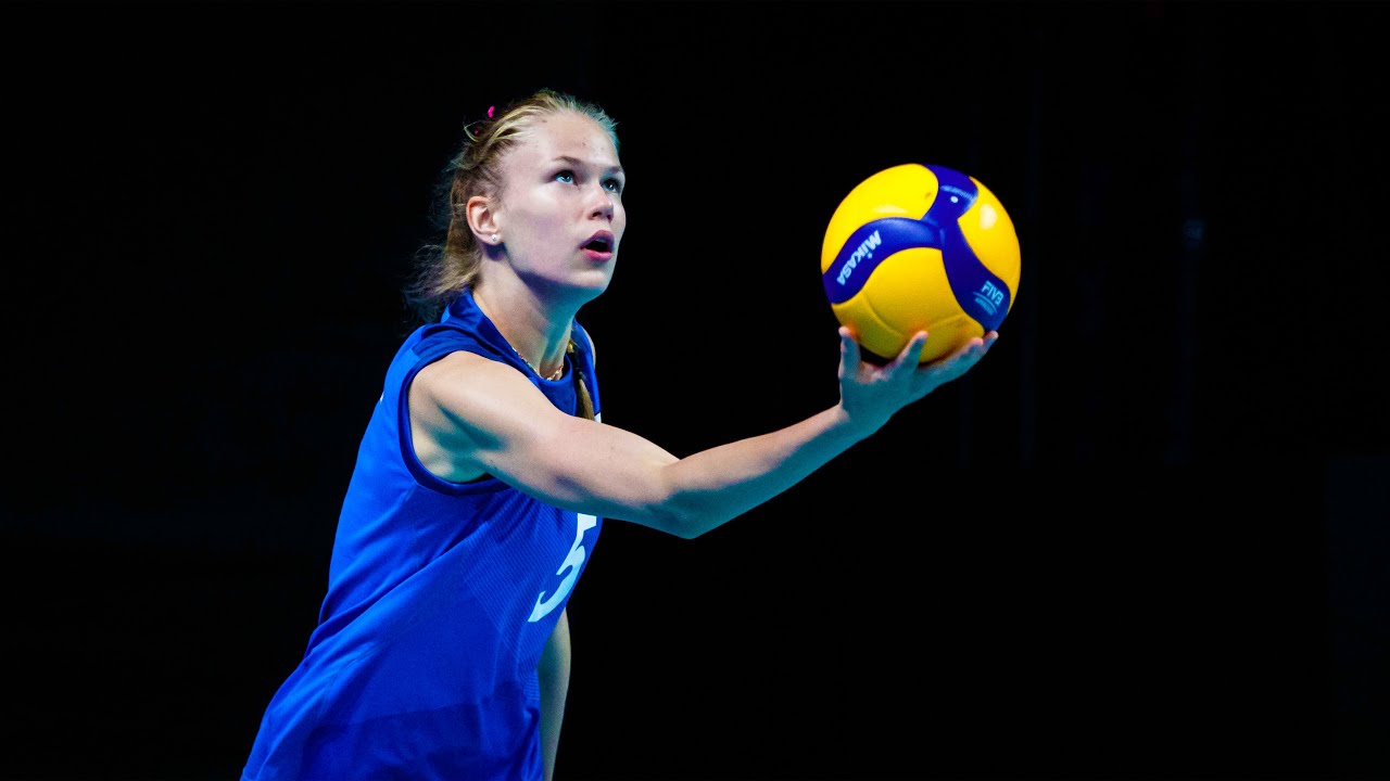 18 Years Old Young Volleyball Player Arina Fedorovtseva | The Future of Volleyball !!!