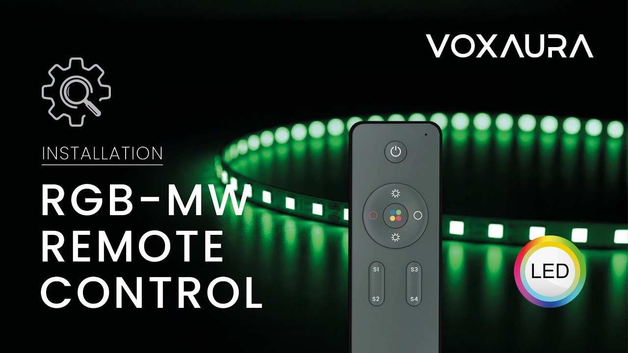 Installation remote control and RGB-Multiwhite light | VoxAura