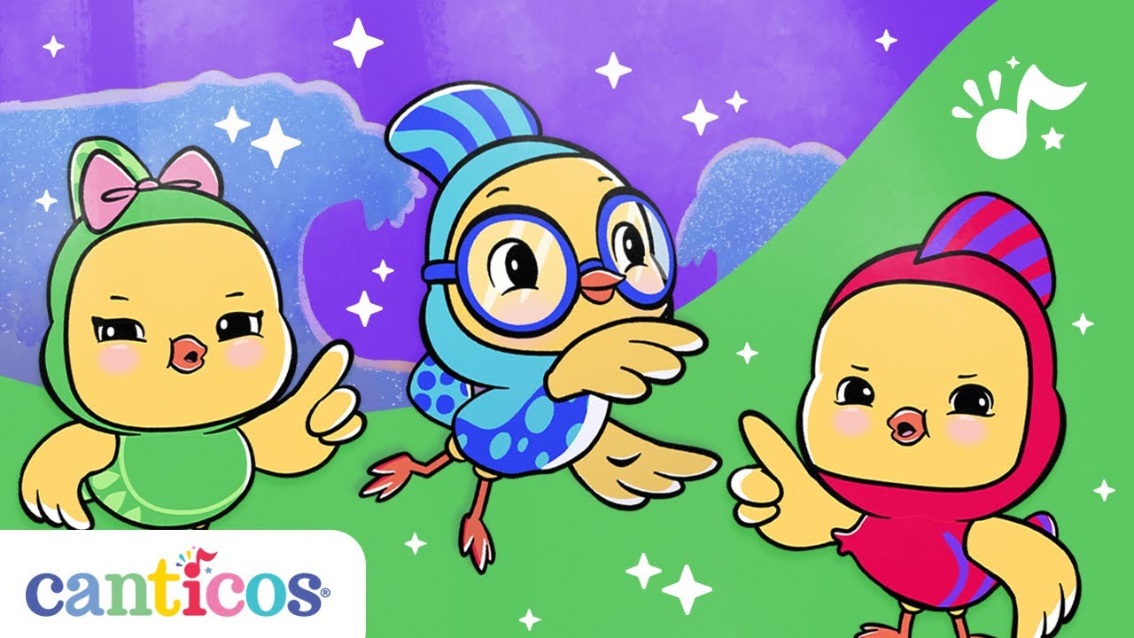 Tres Pececitos se fueron a nadar | Three Little Fish | Aprende Ingl&eacute;s | Cancion Infantil Canticos