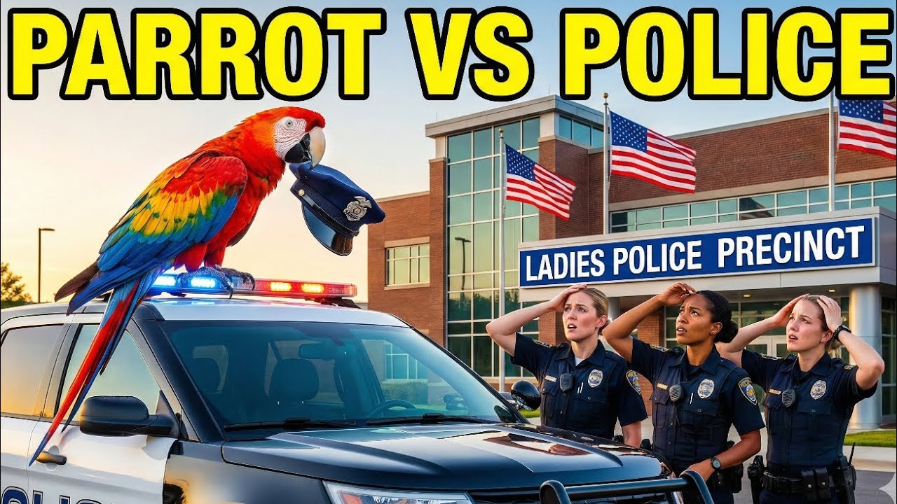 Police Officer vs Parrot Boss &ndash; The Funniest Showdown!&rdquo; by crazy beak tv 