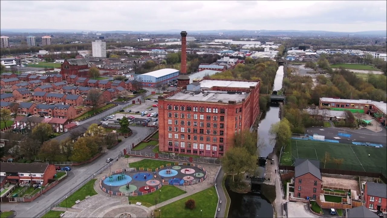 Miles Platting housing development Manchester (DRONE 4K)