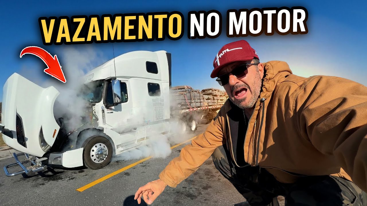 ACHEI VAZAMENTO NO MOTOR 🙈🇺🇸