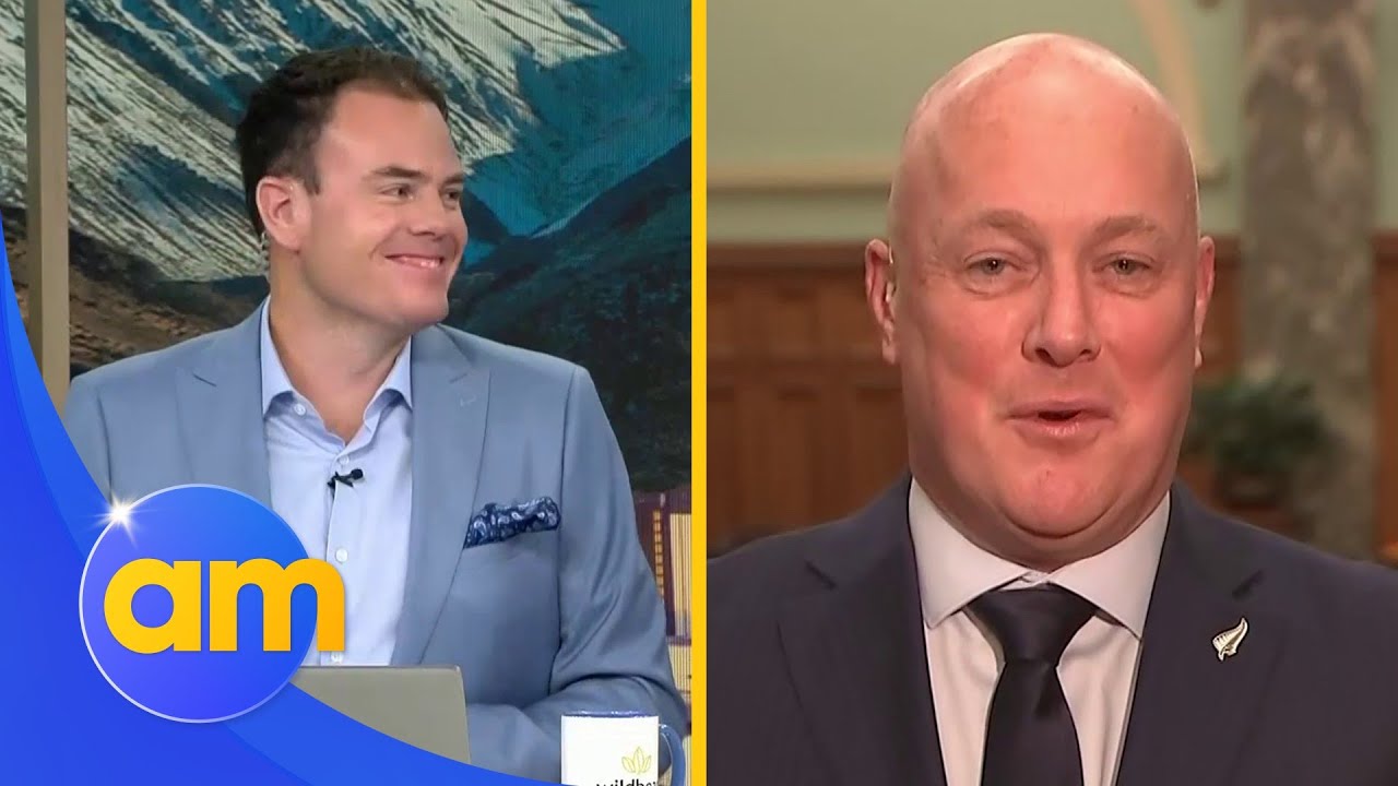 New Zealand PM's CHEEKY 90-day trial dig at new TV host | AM