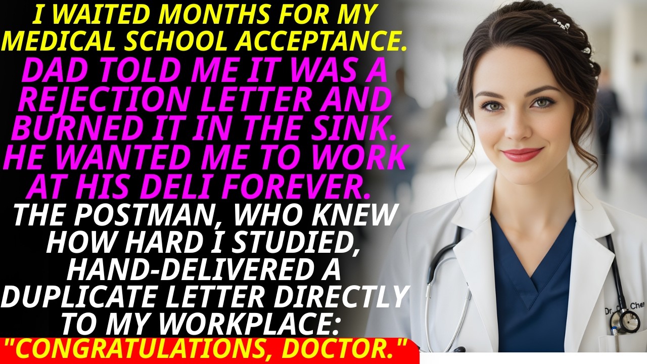My Parents Threw Away My Medical School Acceptance—The Postman Brought A Duplicate To My Job