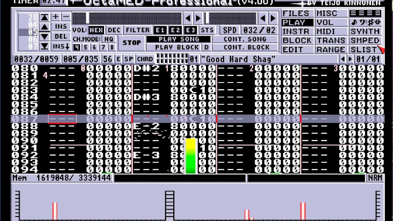 G.H.S., Octamed 4, Bouncy Happy Hardcore, Amiga days!