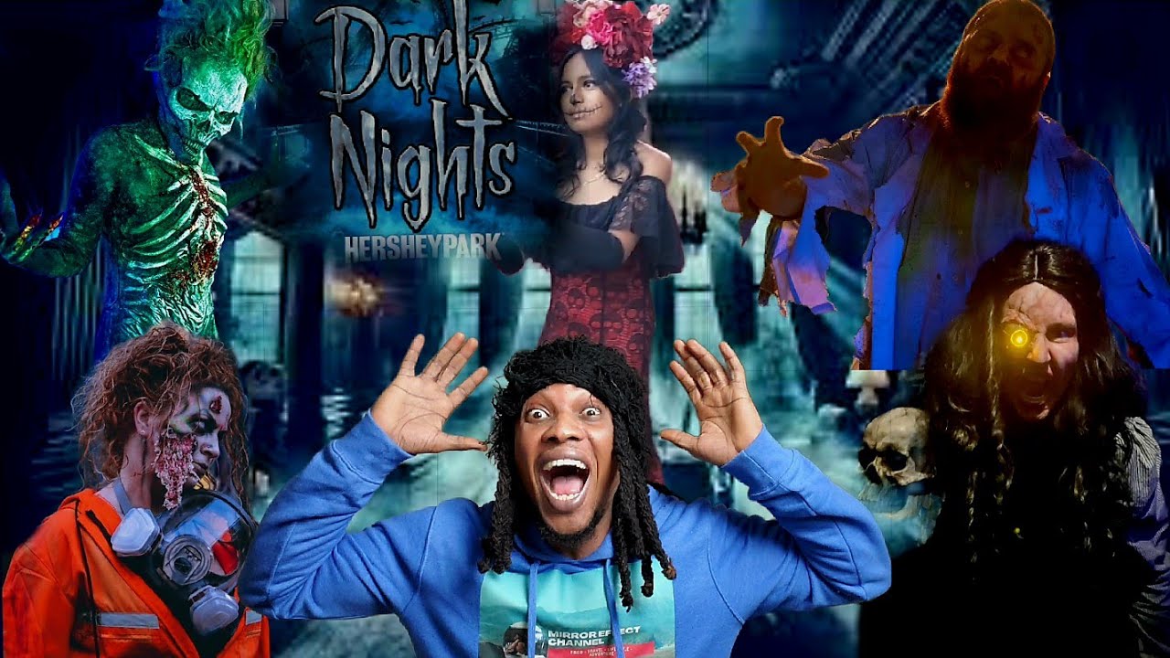 Hersheypark Dark Nights All 5 Haunted houses And Scare Zones Scariest Place On Earth Halloween