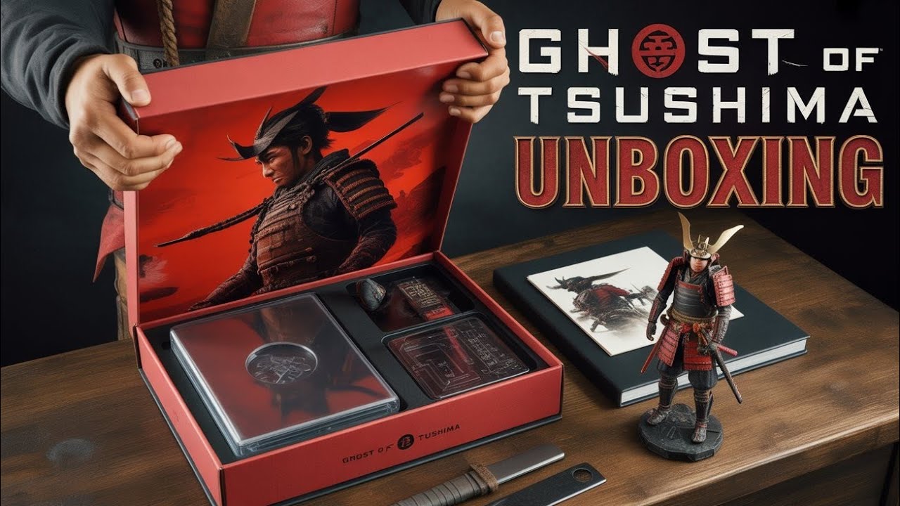 Ghost of Tusushima. Распаковка. #игры #ps5 #ps4