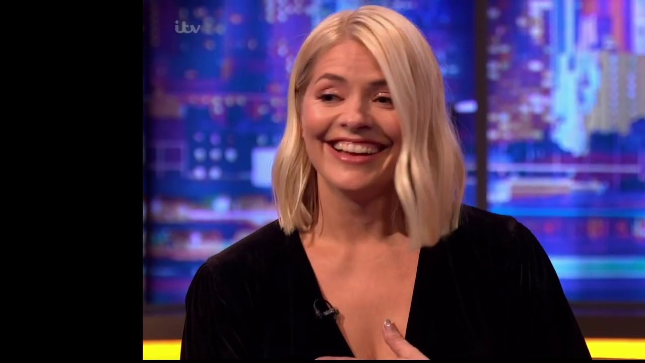 Holly Willoughby - Short Black Dress Style - Dec 2019