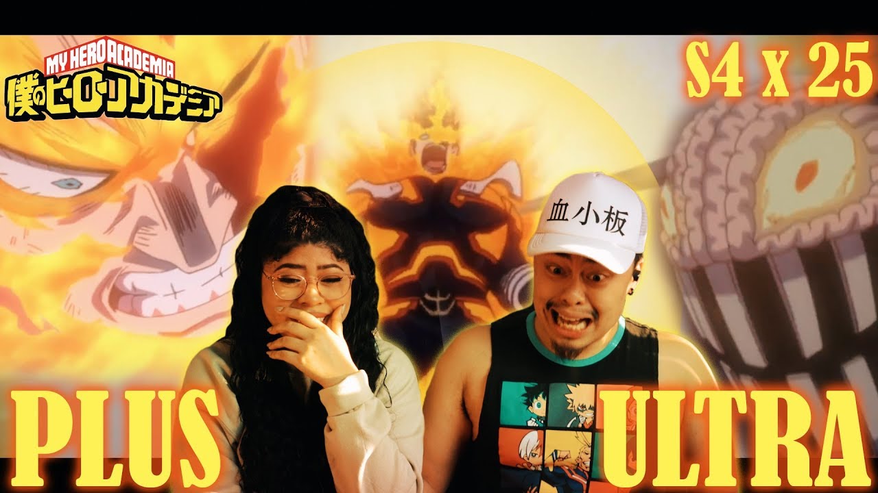 PLUS ULTRA PROMINENCE BURN! ENDEAVOR VS HIGH END NOMU! MY HERO ACADEMIA SEASON 4 EPISODE 25 REACTION