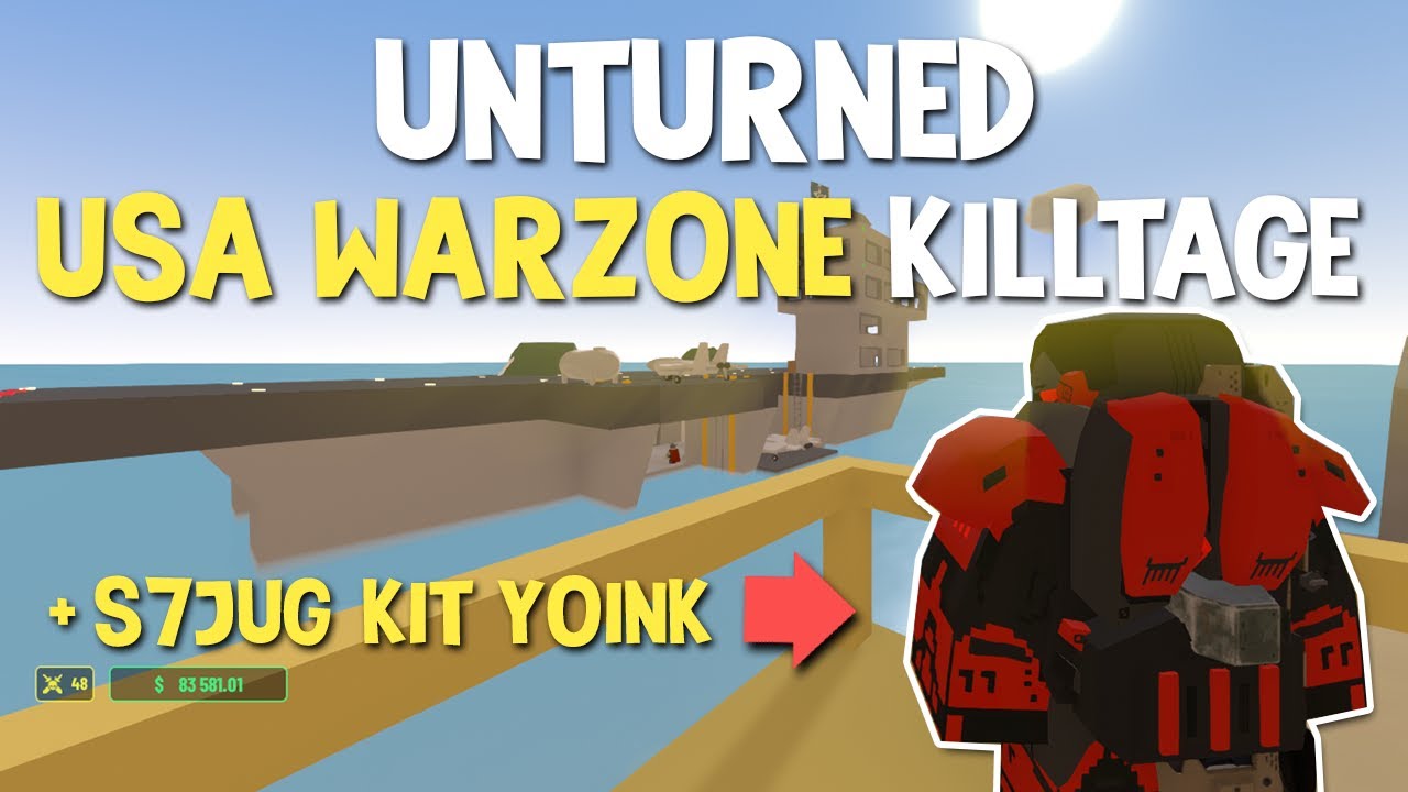 LOW TIER PVP +LOOT ( USA WARZONE ) MONTAGE #2 | unturned