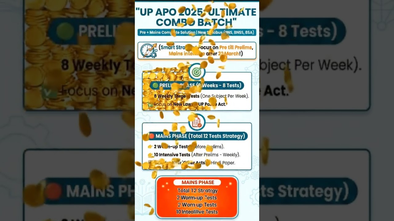 Crack UP APO 2025: Strategy + Practice is the key