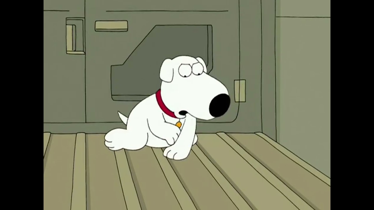 Family Guy - Brian Can't Stand Up In A Car
