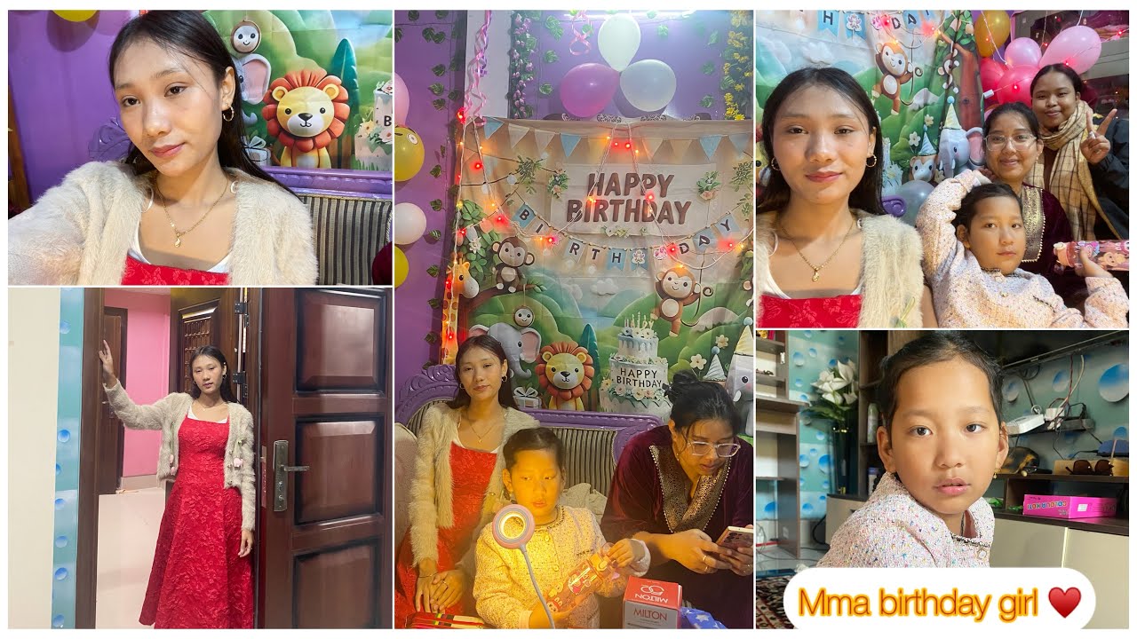 Sweet 7th birthday celebration kkwi ni ♥️🎂ll 10 January 2026 ni video ll @KhumpuiDebbarmavlog ll 