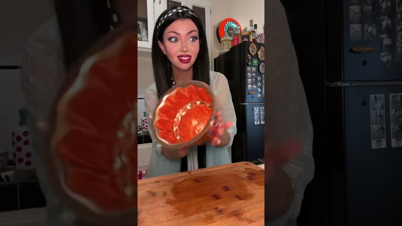 let&rsquo;s make 1950&rsquo;s savoury jello 🍤🥚💋 #short #shorts #cookielaaa