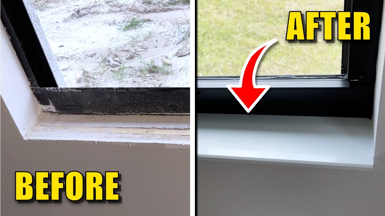 How to Install a Marble Window Sill