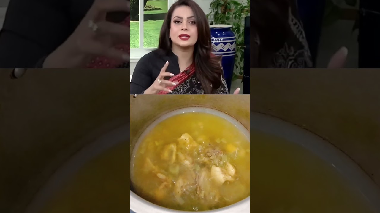 😲Sadia Imam Kin kin hadiyon Ki yakhani peeti hai | desi chicken yakhani recipe 