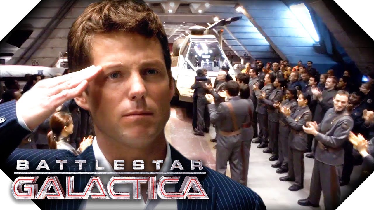 Battlestar Galactica | Lee Adama Leaves Galactica