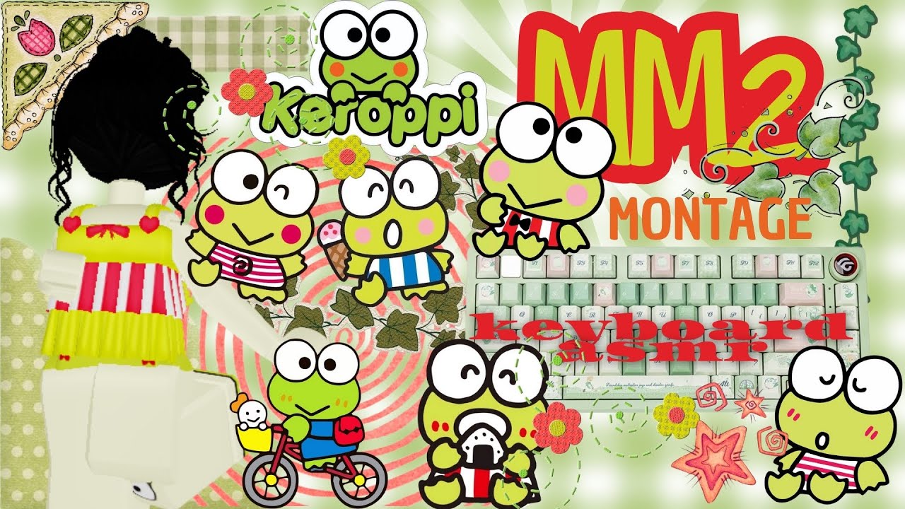 ˗ˏˋ PLAYING MM2 AS KEROPPI + KEYBOARD ASMR ✧.*  ˊˎ