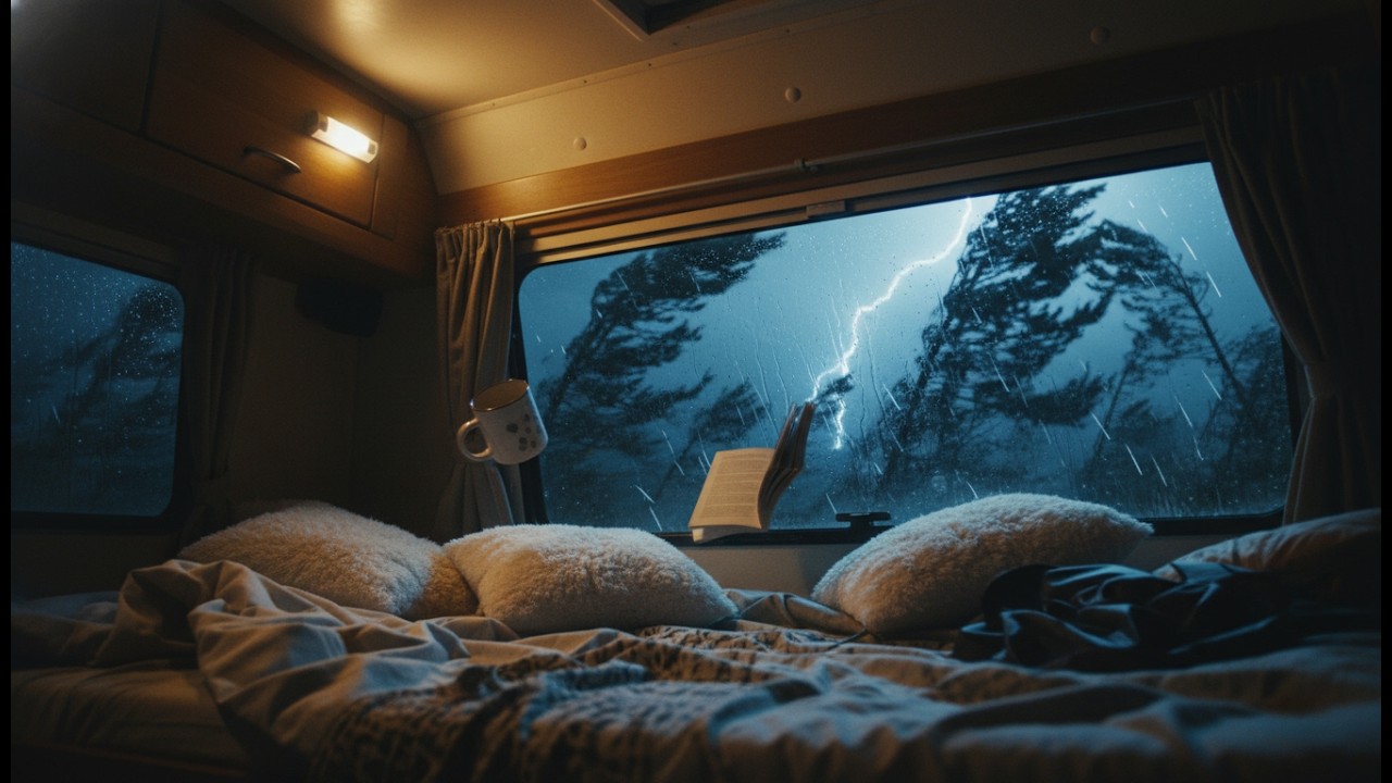 TRAPPED & SCREAMING: 80mph Storm Nearly CRUSHED My Van | Worst Solo Female Van Life Disaster