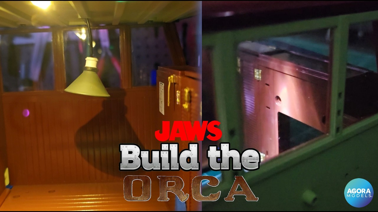 Компания Agora Models создала модель катера Orca в масштабе 1:16, внеся изменения во внутреннее о...