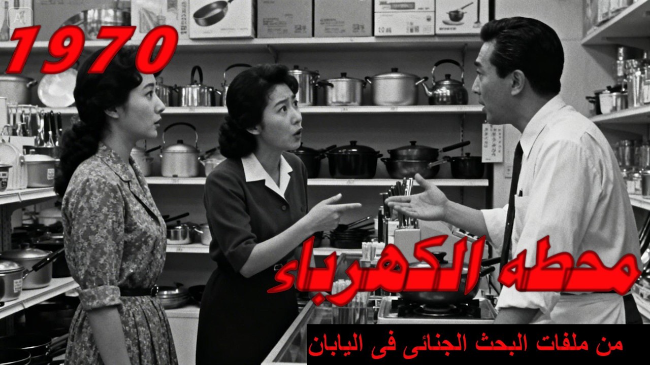 محطه الكهرباء 1970 من ملفات البحث الجنائى فى اليابان