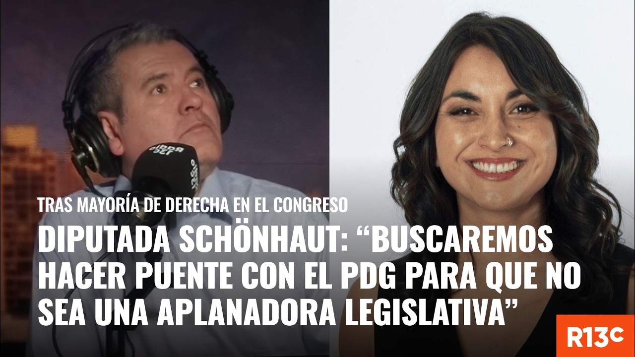 Diputada Schönhaut por mayoría de derecha en el Congreso: “Buscaremos hacer puente con el PDG”