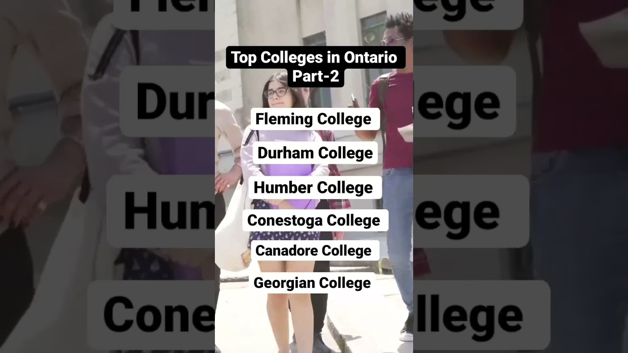 Best Colleges in Ontario for International students #shorts