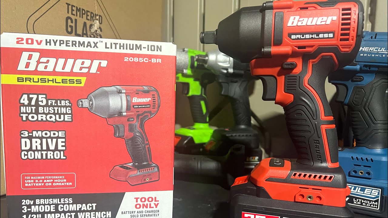 Harbor Freight's NEW Brushless Bauer 1/2&rdquo; Impact Wrench 2022 Torque Test! and Unboxing!