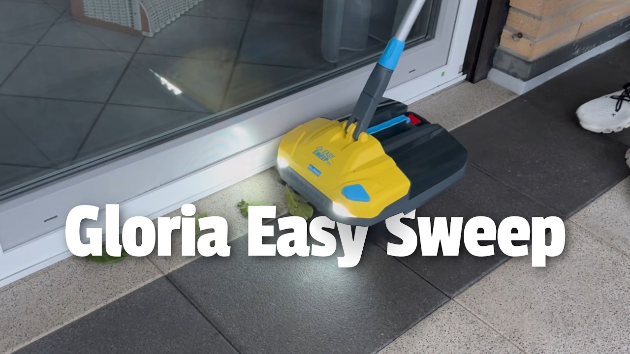 💥GLORIA Easy Sweep 18V Akku Kehrmaschine im Test