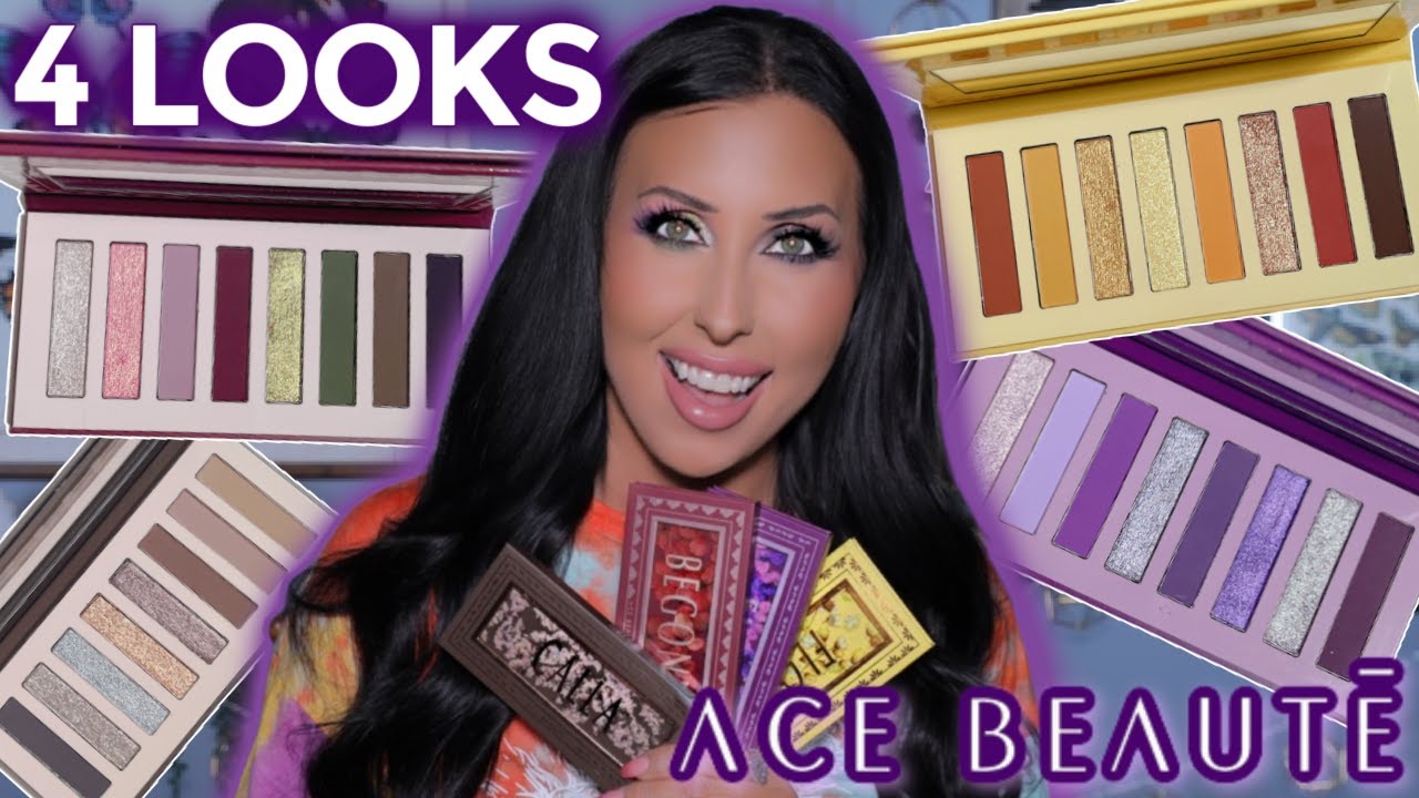 ACE BEAUTE FLORAL COLLECTION | CALLA, BEGONIA, FLEUR, FLORA | 4 looks + swatches